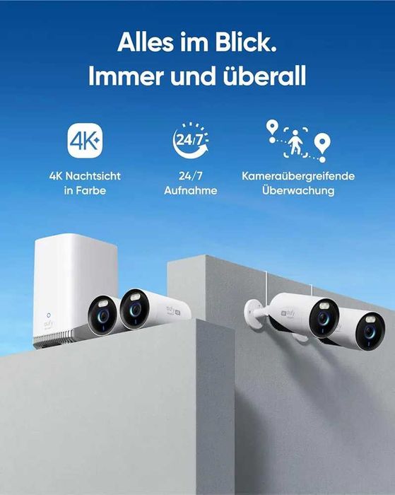 Нова eufy Security eufyCam E330 (Professional) – 4K Камера с 24/7 AI..