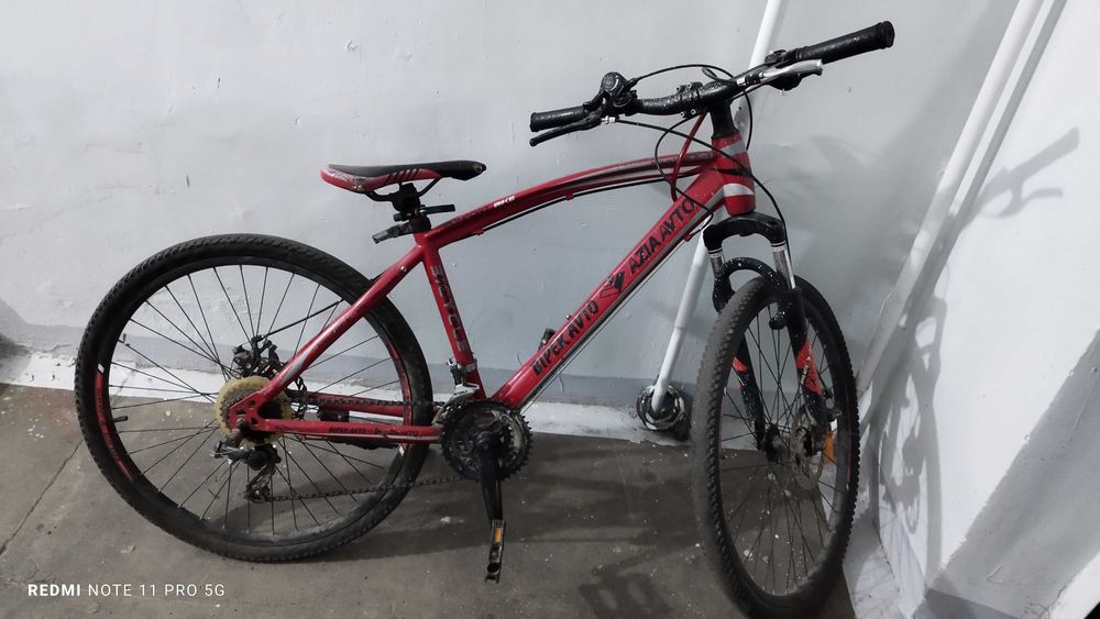 Велосипед кишкене ремонт жасау керек. На ходу