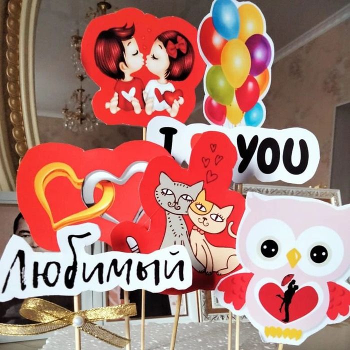 Топперы бумажные