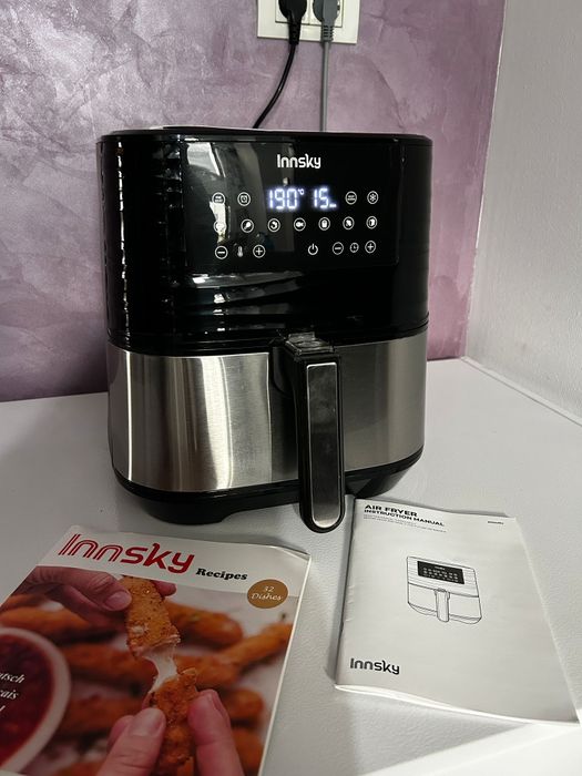 Friteuza cu aer cald Innsky 1700 W la jumatate de preț !