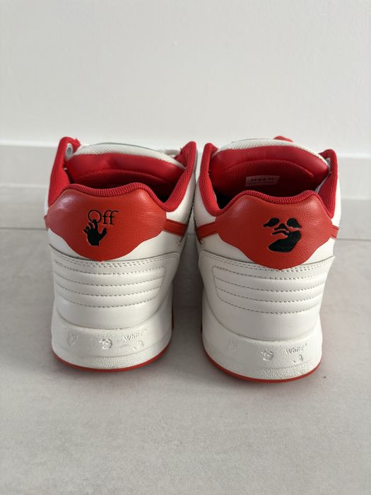 OFF WHITE, Low Top Out of Office, Red White