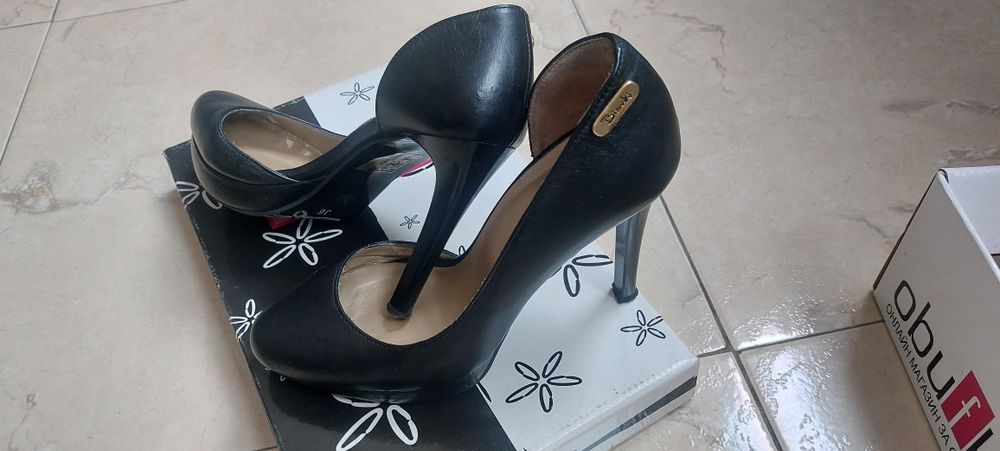 Обувки естествена кожа