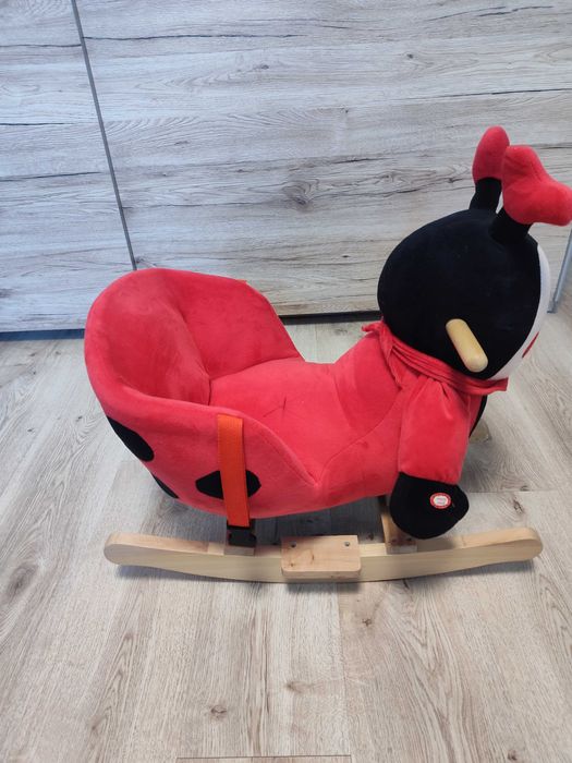 Бебешки шезлонг x 2 и дървена люлка калинка