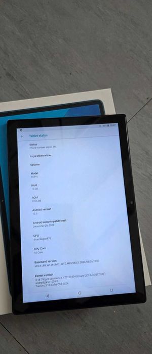 Tablet 10.1", 1Tb, 16 Gb Ram, Snapdragon 870