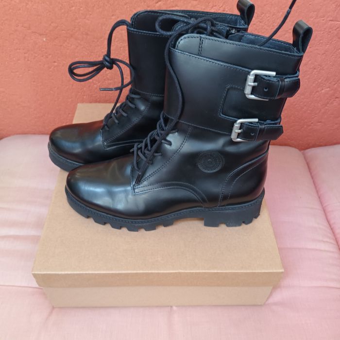 Дамски боти от естествена кожа