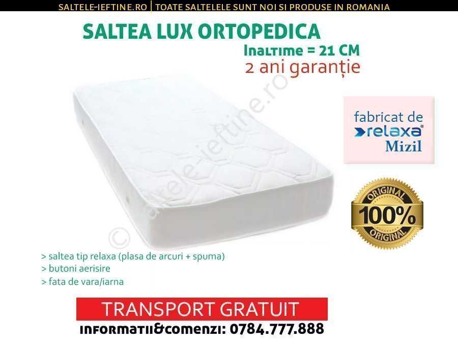 Saltea Lux Ortopedica cu livrare gratuita (pana la+alte 33 dimensiuni)