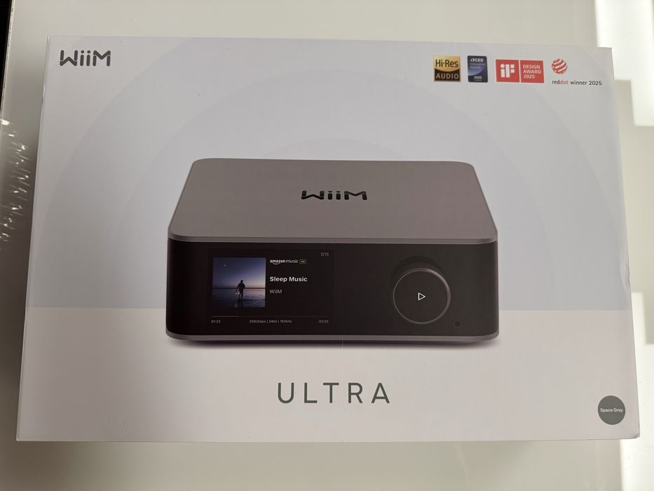 Streamer audio Wiim Ultra space gray sigilat