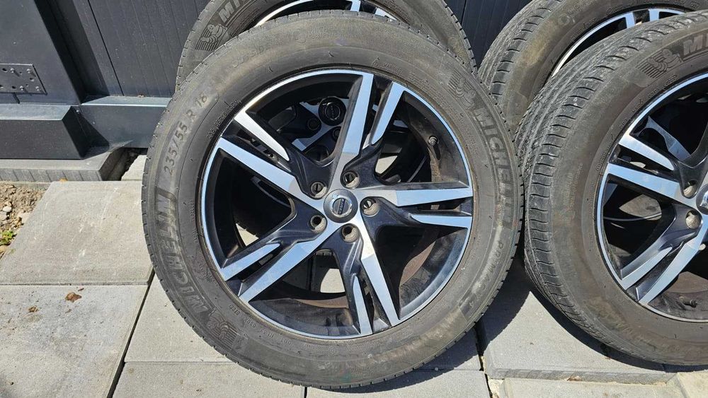 Jante Aliaj VOLVO OEM + Cauciucuri Vara 235 / 55 / R18