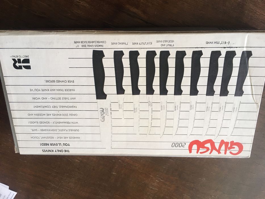 set 10 cutite pentru bucatarie