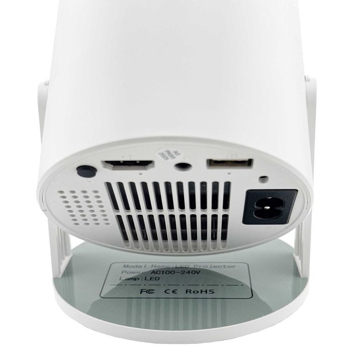 Video Proiector Portabil HD Wireless, Compatibil cu Android/iOS