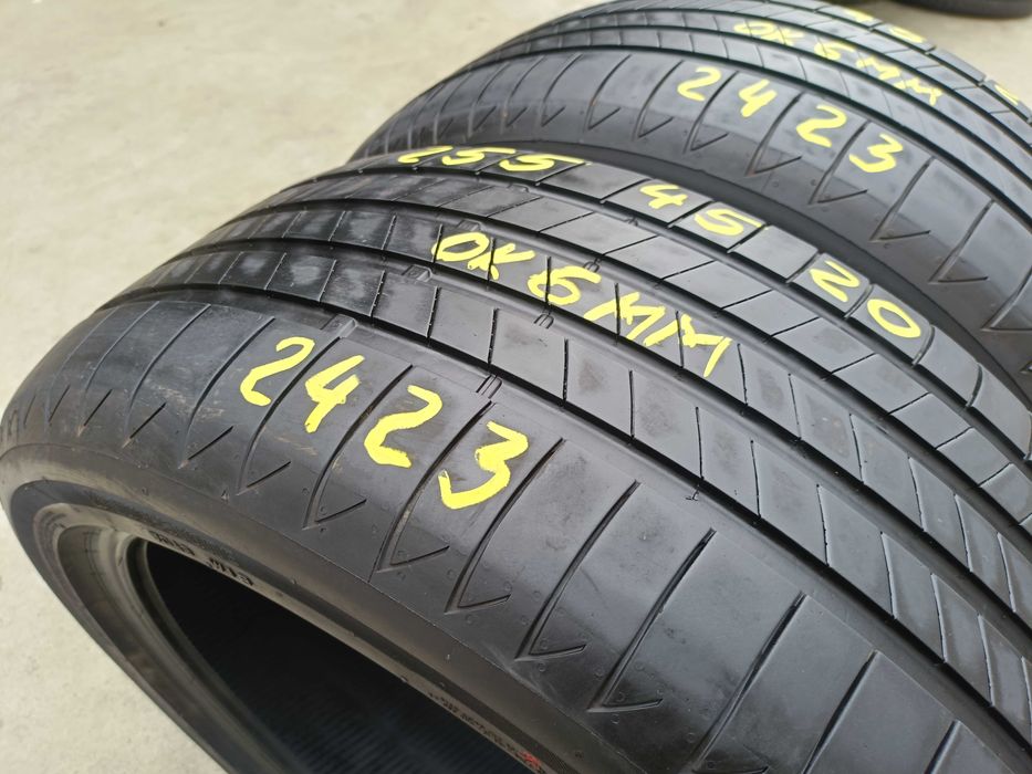 Doua anvelope vara 255 45 20 bridgestone turanza eco 6 mm dot 2423