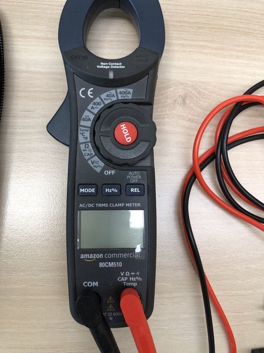 Clampmetru amazon AC /DC  80cm510 cleste ampermetric fluke