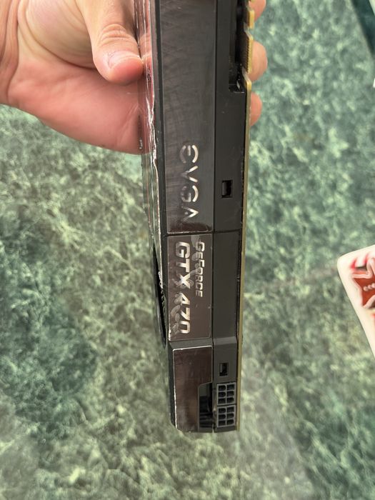 Placă video EVGA GeForce GTX 470 1.28GB GDDR5 320-bit - Retro / Colecție