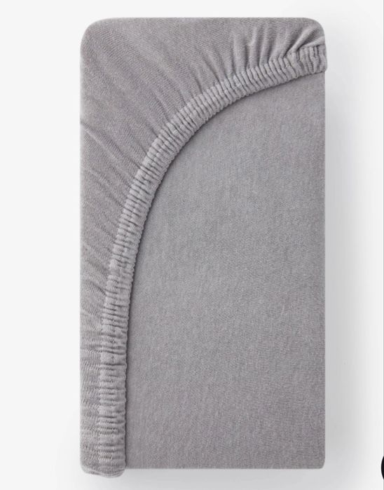 Чаршаф с ласик 160/200/30см памучен сатен и трико