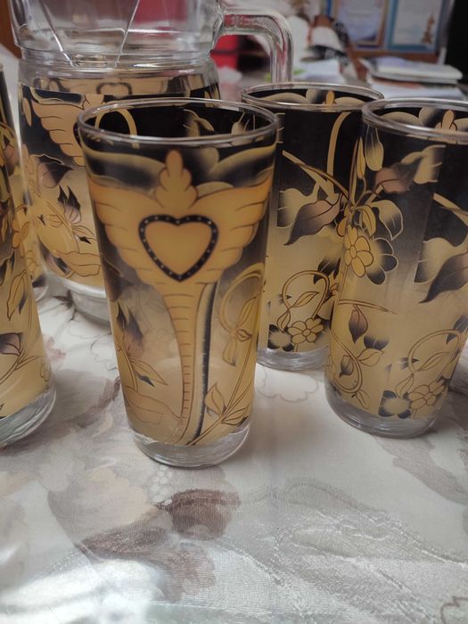 Набор кувшин и 6 стаканов ОАЭ