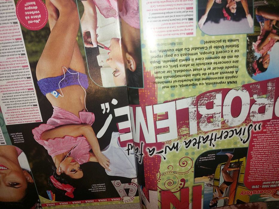 Revista Bravo Romania cu Inna pe coperta