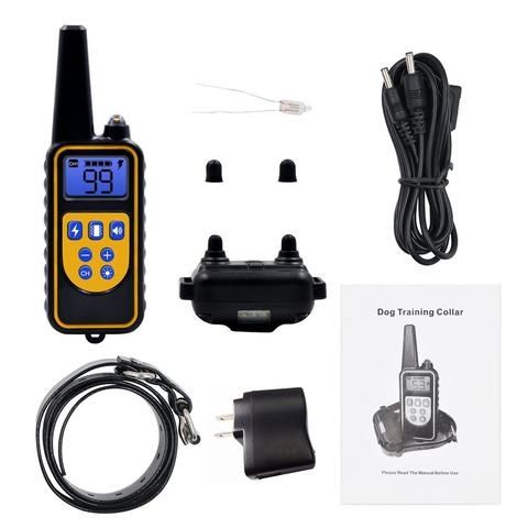 Zgarda dresaj câine , zgarda cu sunet vibrații electroșoc și lanterna