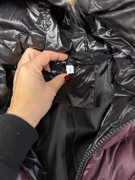 Дълго зимно яке с естествен пух