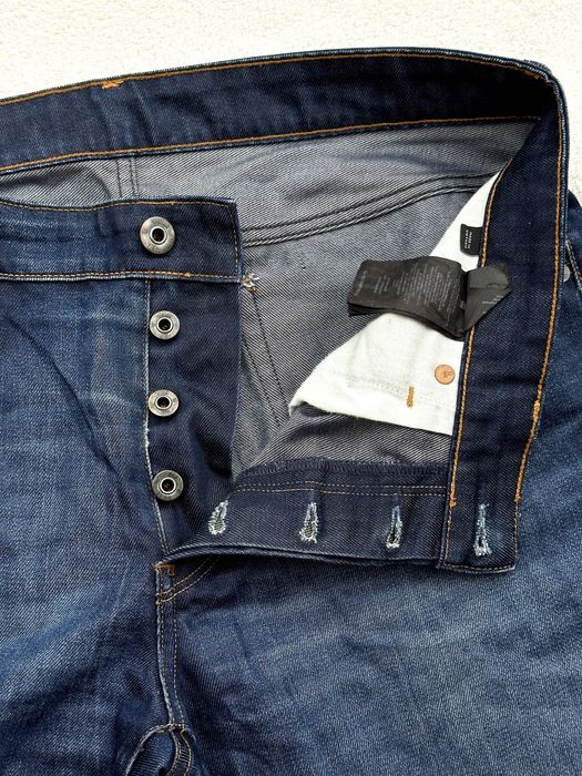 Мъжки дънки G-Star Raw (3301 Straight) - размер W34 / L30, Отлично състояние