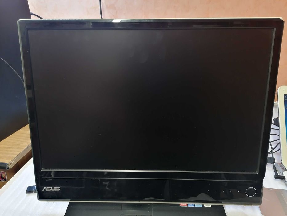 Monitor LCD ASUS MS227N 22 inch 2 ms wide black, defect alimentare ...