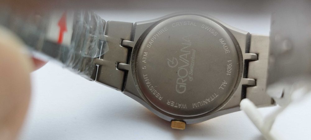 Grovana all titanium ceas elvetian nou