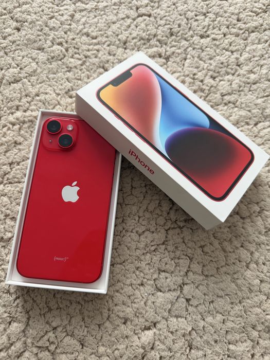 IPhone 14, Red, 128 GB