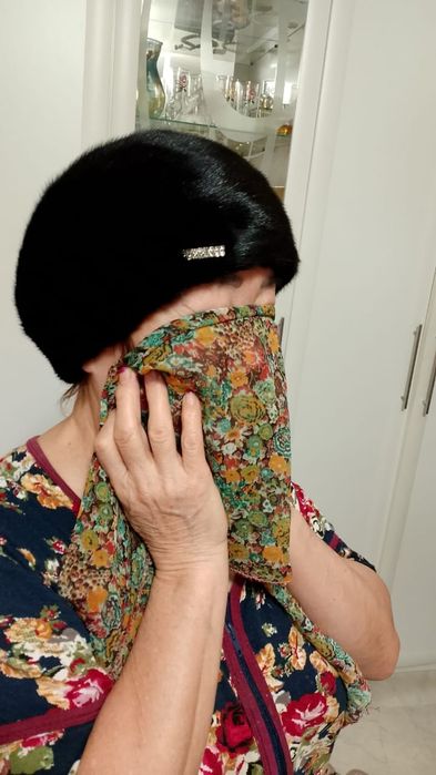 Норковый берет. Новый