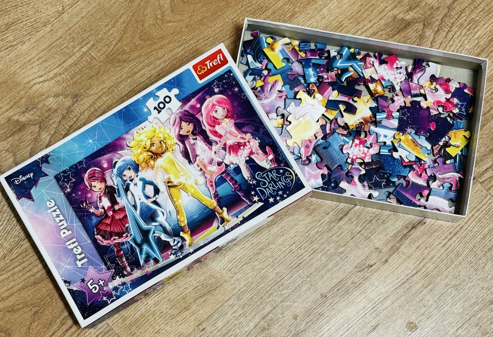 Disney Star Darlings детски пъзел 100 части – като нов, подарък, 5+