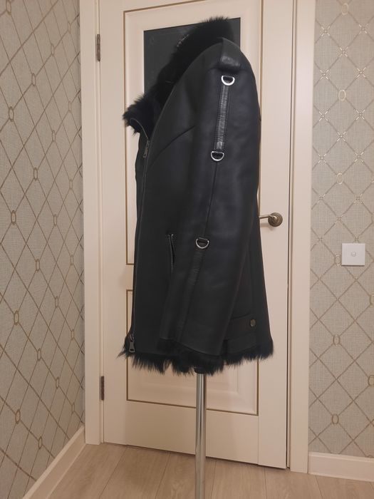 Дубленка авиатор из тосканы. Размер 42