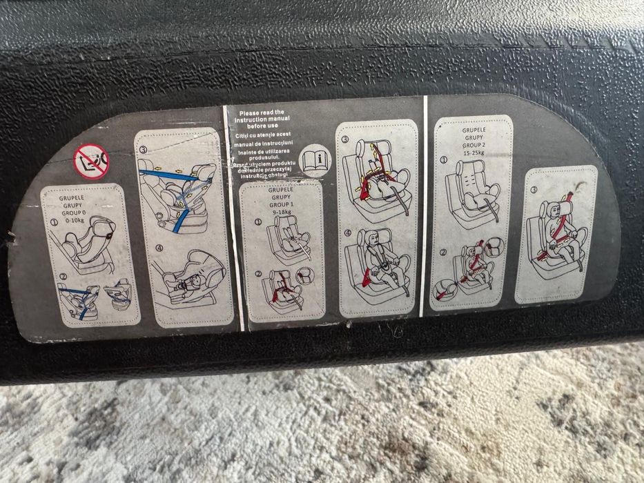 Scaun auto U-Grow cu pozitie de somn pentru bebelusi