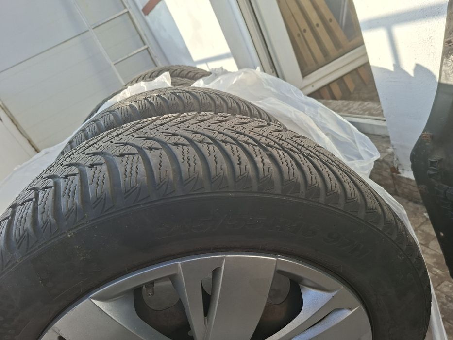 Set 4 jante/roti iarna passat/ VW  r16 215 55 16
