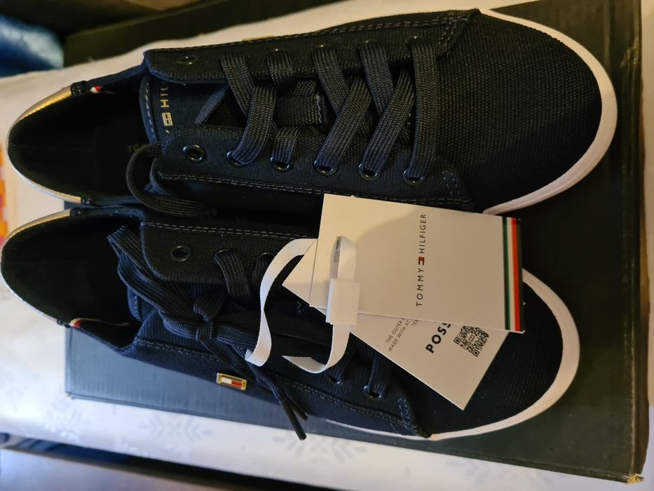 Tenisi Tommy Hilfiger din panza