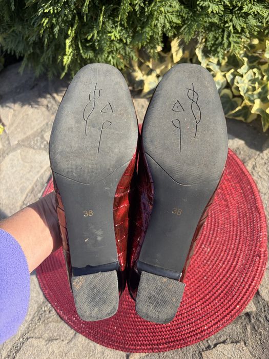 Pantofi piele lacuita Formazione