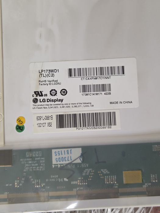 Display laptop LG Display LP173WD1 17.3 inch 1600x900 WXGA+ LED