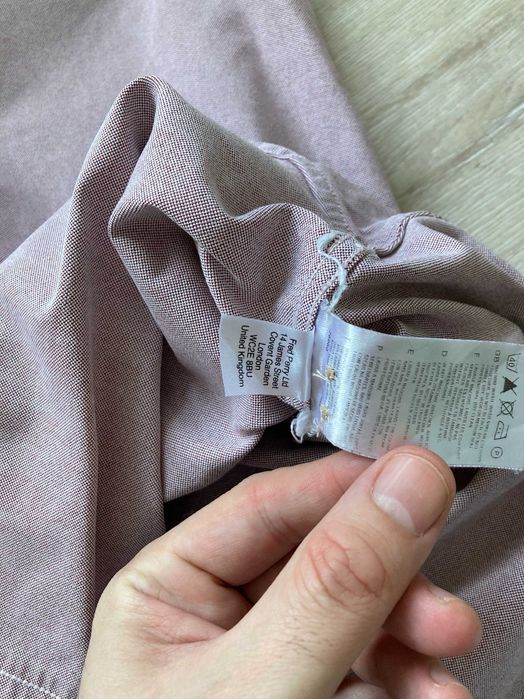 Fred Perry Фред Пери мъжка памучна риза размер М