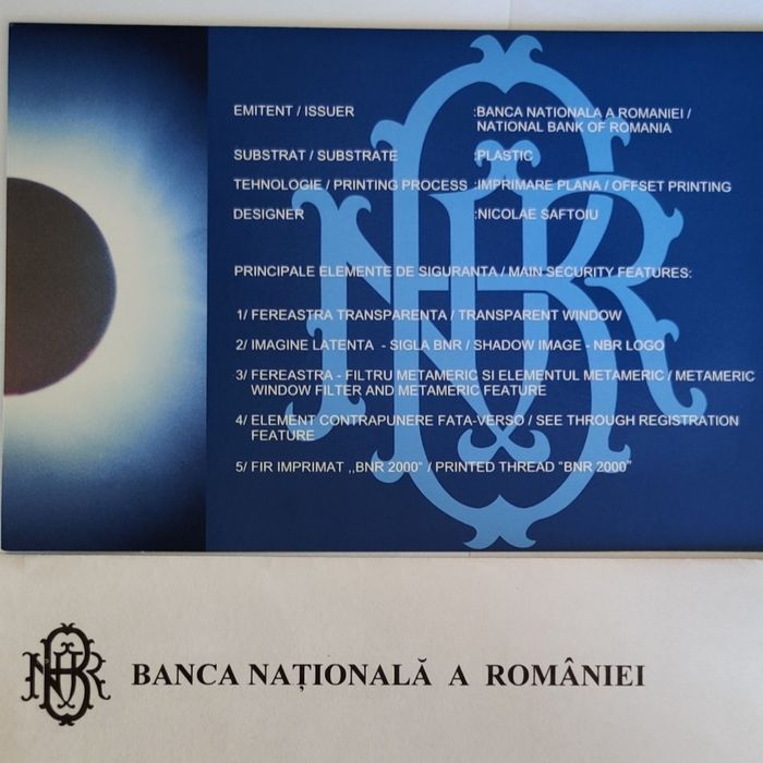 Bancnotă 2000lei colecție