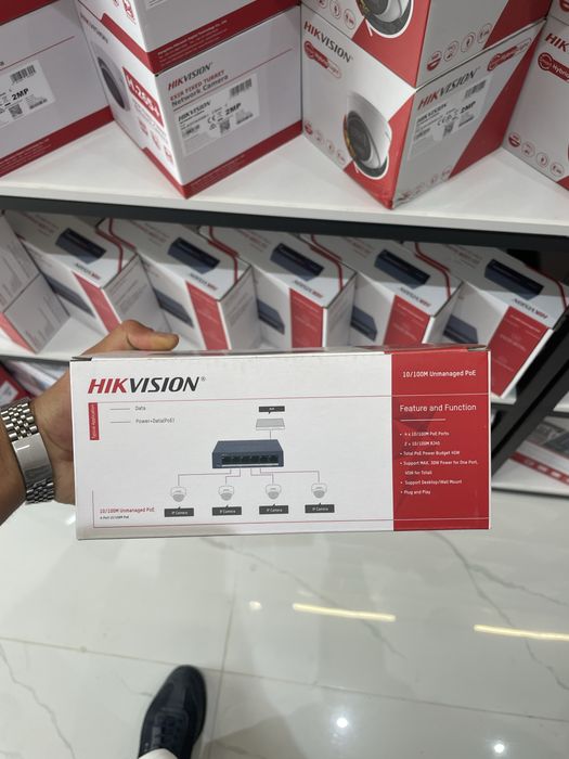 DS-3E0106MP-E/M Hikvision poe svich 4+2