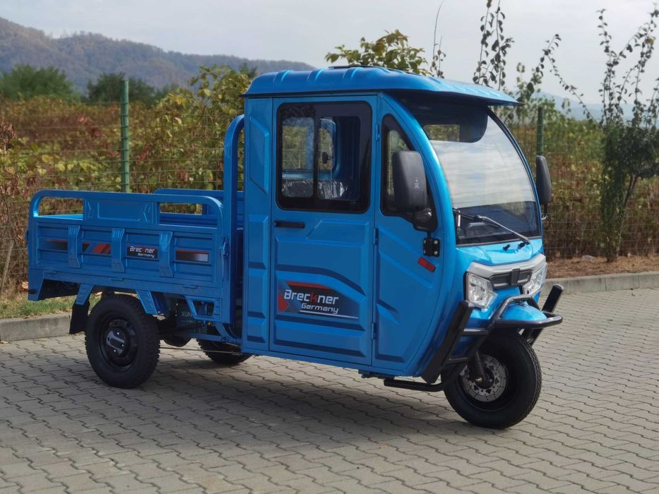 Breckner MAX  triciclu electric - tuktuk cu cabina nou Agramix