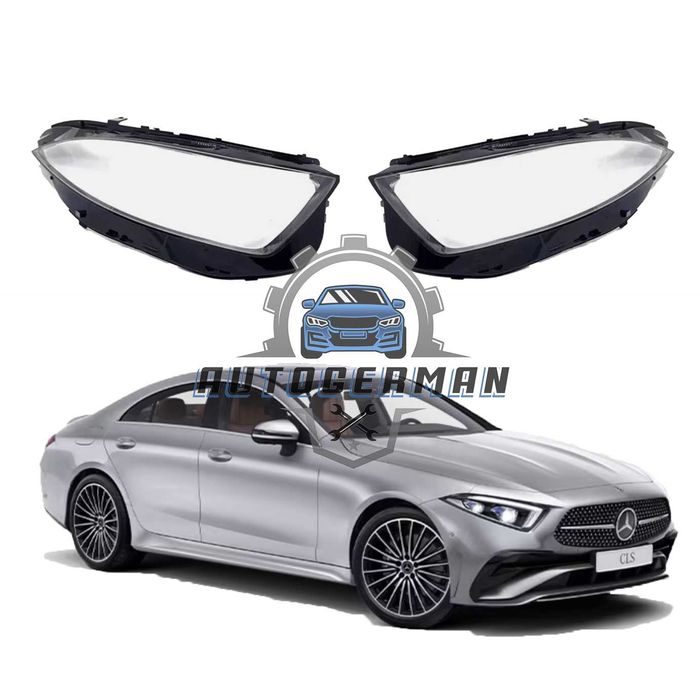 Капаци фарове Mercedes C257 CLS-Class (18-21) стъкло фар крушки Мерцедес Ц257 ЦЛС-Клас xenon