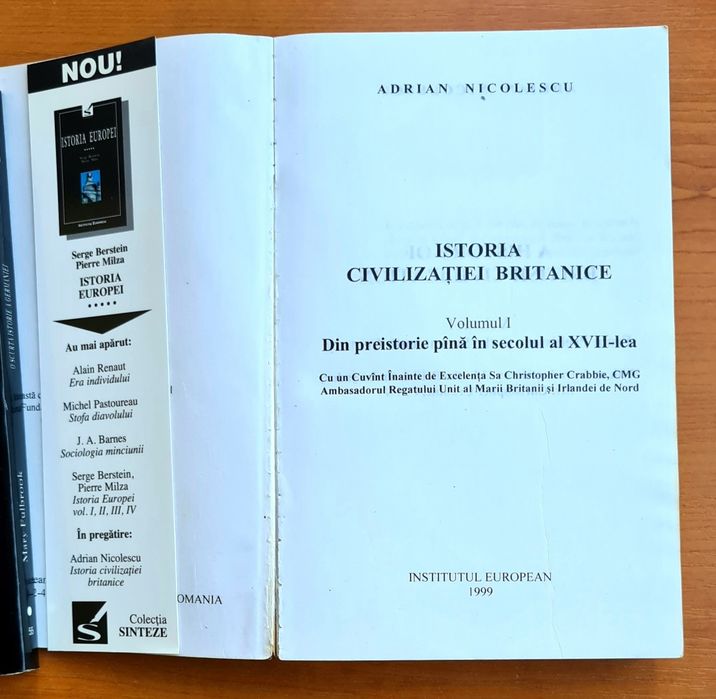 Istoria Civilizației Britanice de Adrian Nicolescu