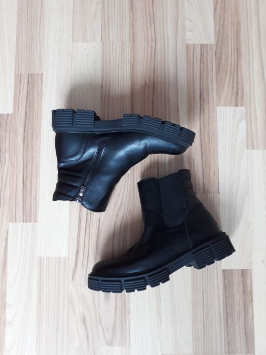 Ghete Tom Tailor piele naturală 100%