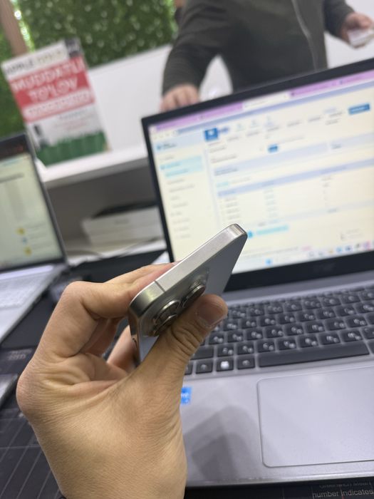 Iphone 15 pro 256gb Dual sim 2 ta sim kartaligi