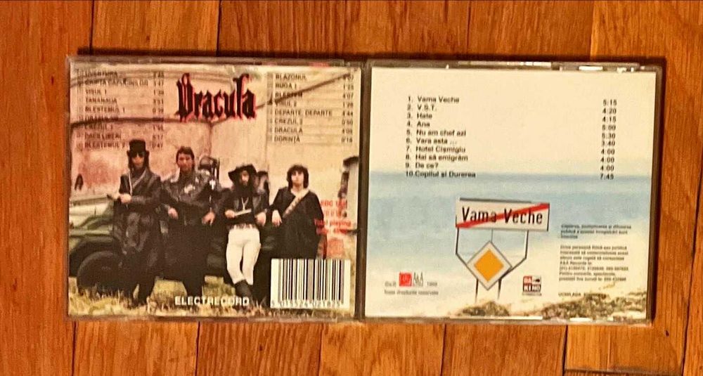 CD rock RO: Dracula, Vama Veche, 2x Crize, 4x albume metal
