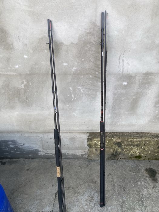 Set pescuit feeder Okuma + Formax – 2 lansete + 2 mulinete