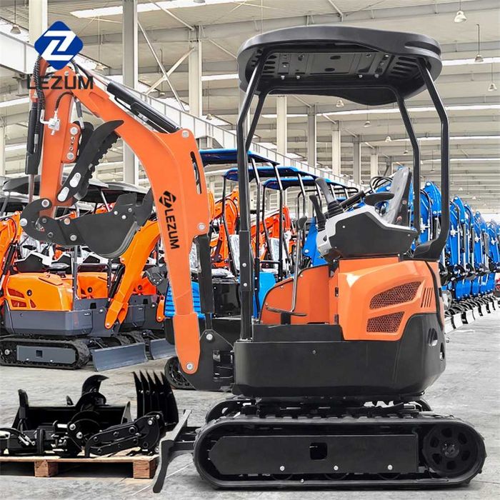 LEZUM DY18 Mini excavator chinezesc nou, vânzare directă din fabrică.