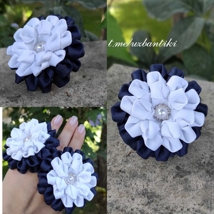 Бантики школьные ручной работы