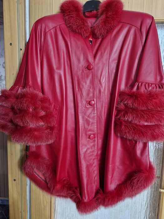 Vand haina piele cu blana