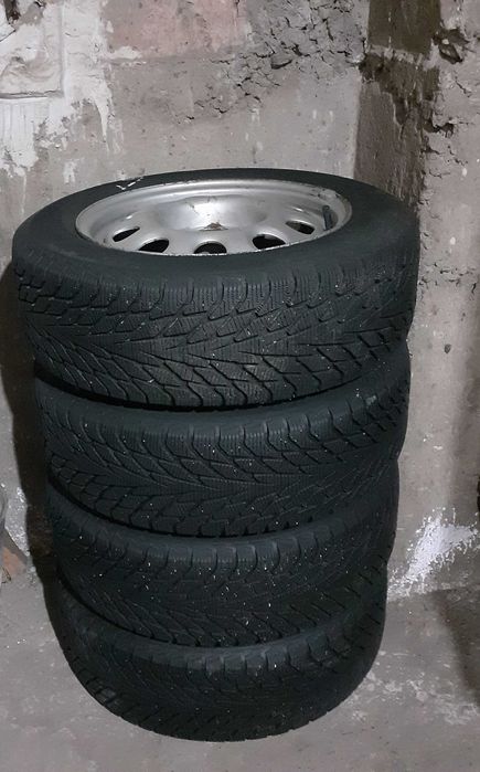 Джанти с руски зимни гуми 185/60/R14"Cordiant" DOT 2921 4*100  VWГолф