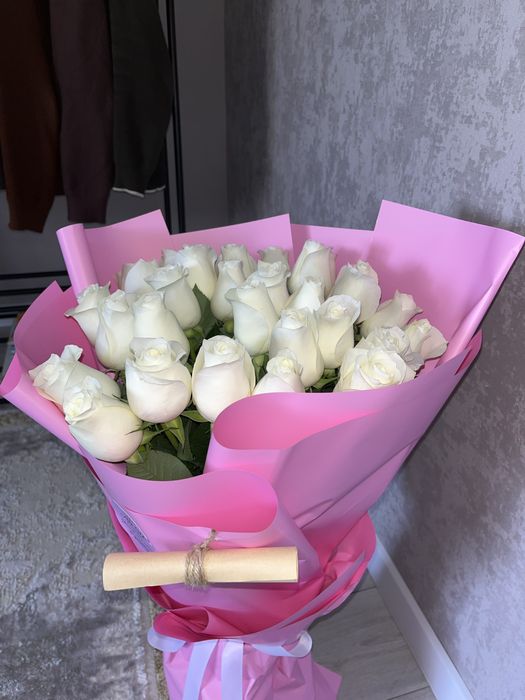 Свежие розы 31 штук