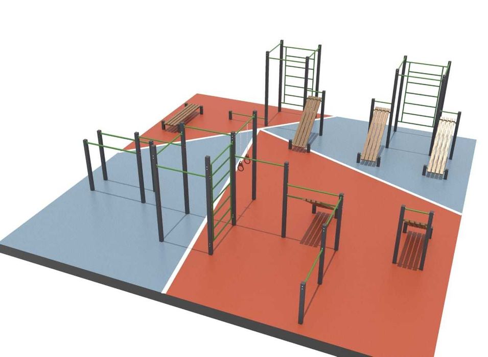 Тренажеры Уличные разных видов на заказ Workaut Жи Сидя